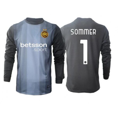 Inter Milan Yann Sommer #1 Målvakt Hemmatröja 2025-26 Långärmad